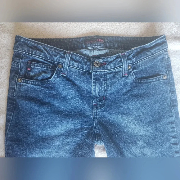 Y2K Pink L.E.I. Boot Cut Jeans Sz 7 - Picture 2 of 10